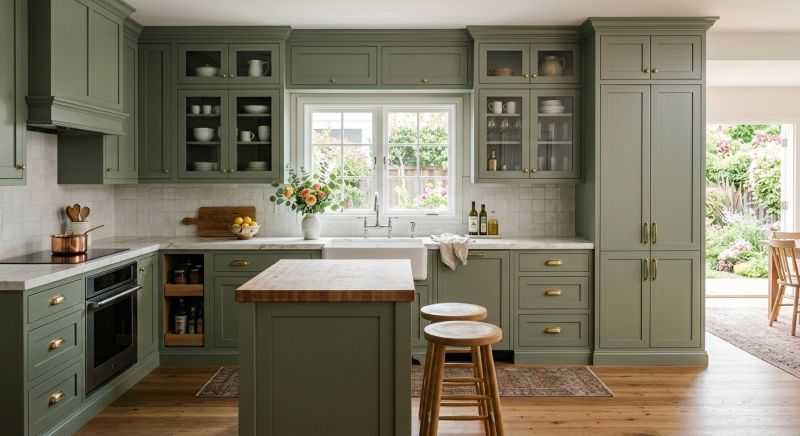 Cherry Cabinet Remodeling in Alpharetta, GA
