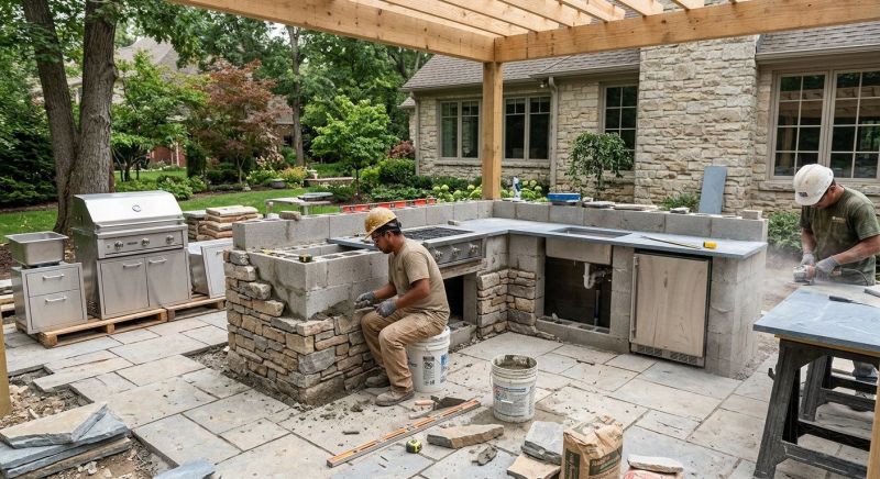 Outdoor Kitchen Construction in Napa, CA