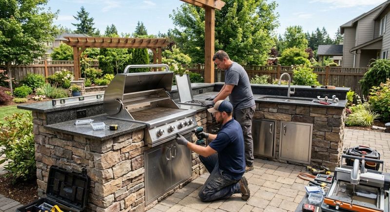 Outdoor Kitchen Construction in Summerville, SC
