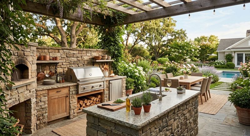 Outdoor Kitchen Installation in Summerville, SC