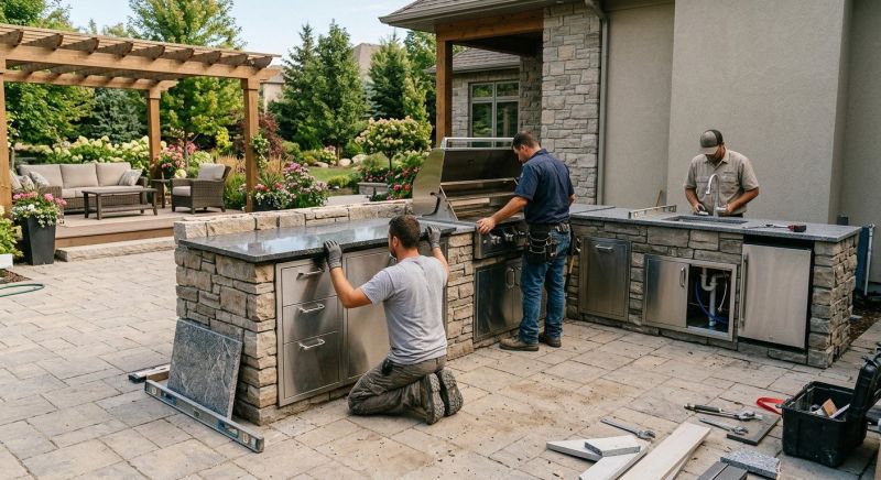 Outdoor Kitchen Remodeling in Conroe, TX