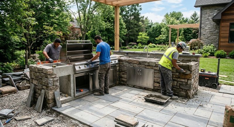 Outdoor Kitchen Renovation in Napa, CA