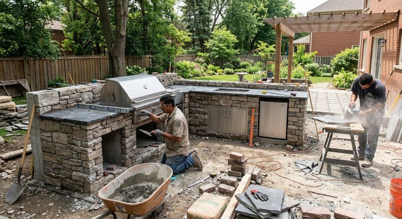 Outdoor Kitchen Renovation in Alpharetta, GA